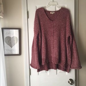 Listicle chenille sweater